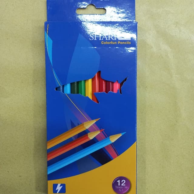 Shark Pencil Color 12