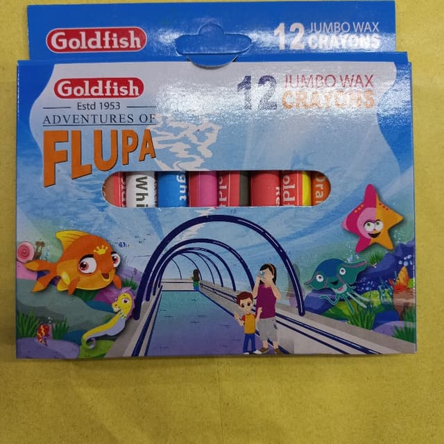 Goldfish Jumbo Caryons 12 Color